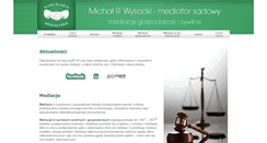 Desktop Screenshot of mediator-wysocki.pl